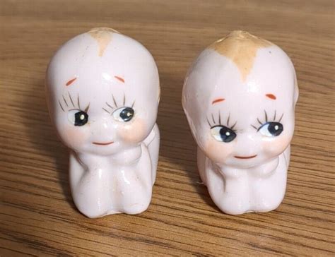 Vintage Kewpie Dolls Salt And Pepper Shakers With Corks Japan 2 Ebay