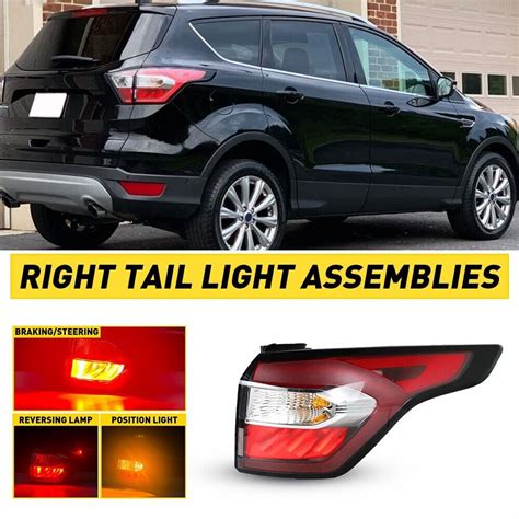 Right Outer Side Tail Light Brake Lamp Blub For Ford Escape Kuga