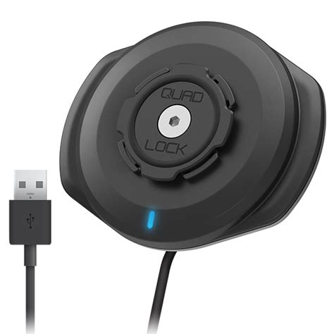 Quad Lock 360 Head Usb Weatherproof Wireless Charging Head Quad