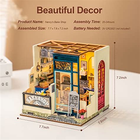 Rolife Diy Wooden Dollhouse Kit With Miniature Furniture Model Building