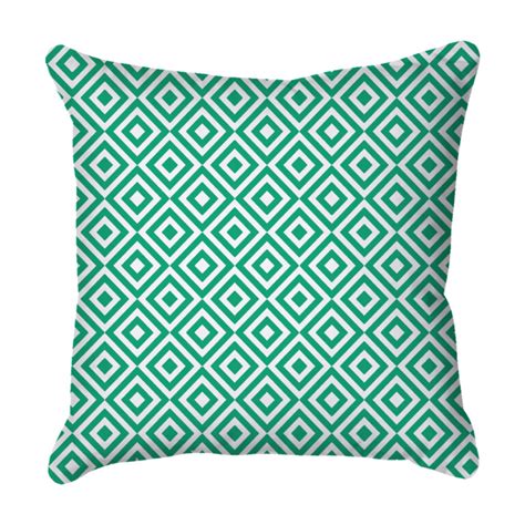 Squares Green Quick Dry Outdoor Cushion Rooms By Me