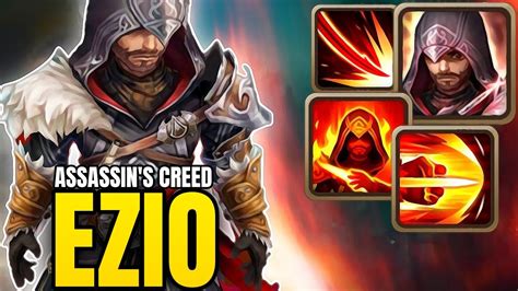 Fire Ezio Debut Assassin S Creed X Summoners War Youtube