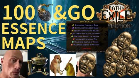 PoE 3 23 Essence Alch And Go 100MAPS Loot Breakdown YouTube