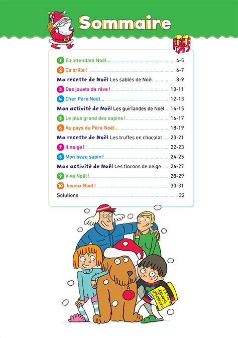 Mon cahier de Noël avec Sami et Julie Dès 6 ans hachette fr