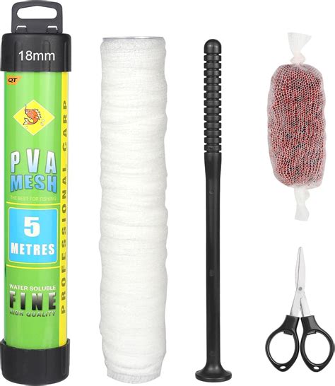 Annyswit 5m Pva Mesh Kit With Scissors Funnel Plunger System 18 25 37