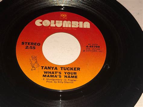 Tanya Tucker Whats Your Mamas Name Rainy Girl Rpm P Ebay