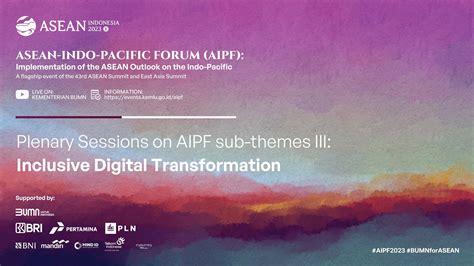 Room II Plenary Sessions On AIPF Sub Themes III Inclusive Digital