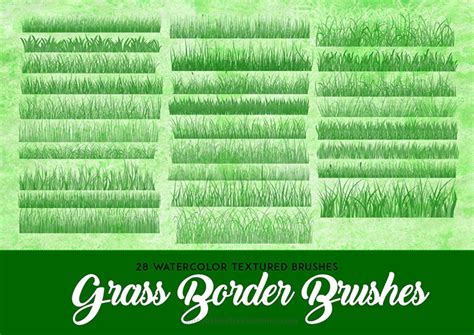 Grass Brushes For Photoshop 26 Fresh Sets To Download