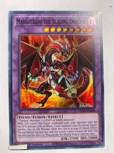 Masquerade The Blazing Dragon Super Yugioh Meses Sin Intereses