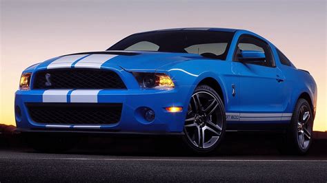 3840x2160 Resolution Blue Ford Mustang Shelby Car Ford Shelby Gt500