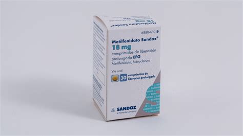 Metilfenidato Sandoz Efg Mg Comprimidos Liberacion Prolongada