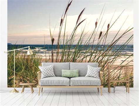 Fotobehang Van Duinen Landschap Aan Zee