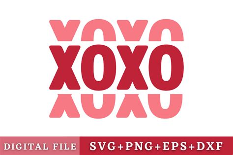 Xoxo Xoxo Free Svg Graphic By Craftsvg · Creative Fabrica