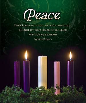 Peace Advent Week 2 Legal Size Bulletin - Pack of | Cokesbury