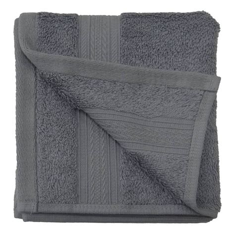 Toalla para Manos Hometrends de Bambú Gris 41x61 cm Walmart