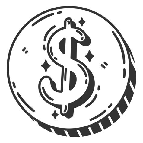 Diseño Png Y Svg De Icono De Dinero De Moneda De Dólar De Negocio