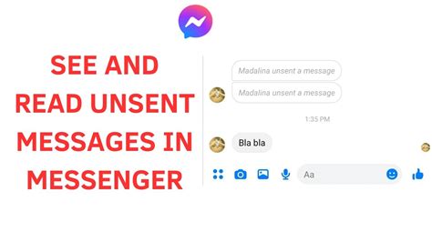 How To See And Read Unsent Message In Messenger Youtube