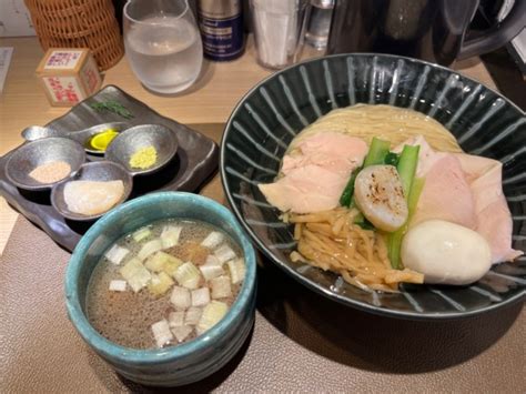 『特製帆立の昆布水つけ麺 黒（大）』tokyo Style Noodle ほたて日和のレビュー ラーメンデータベース