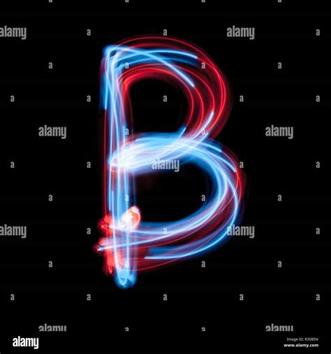 Neon Letter B Hi Res Stock Photography And Images Alamy