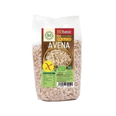 Copos Finos De Avena Sin Gluten Integral Sol Natural Herbomundo