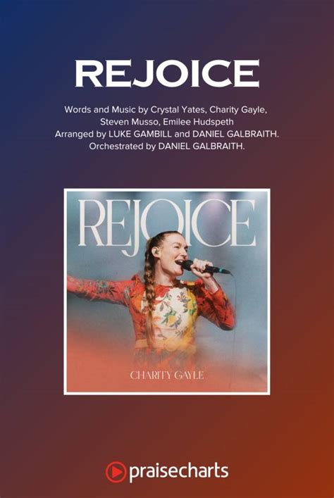 Rejoice Choral Anthem Satb Sheet Music Pdf Charity Gayle Arr Luke