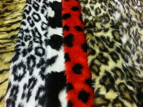 Animal Fur Fabric Fat Quarters Remnant House Fabric