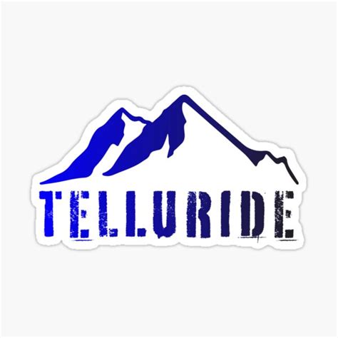 Telluride Ski Resort Stickers Redbubble