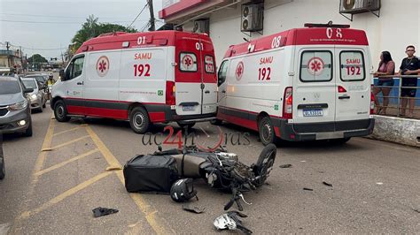 Colis O Entre Motocicletas Deixa Um Morto E Outro Ferido Em Rio Branco