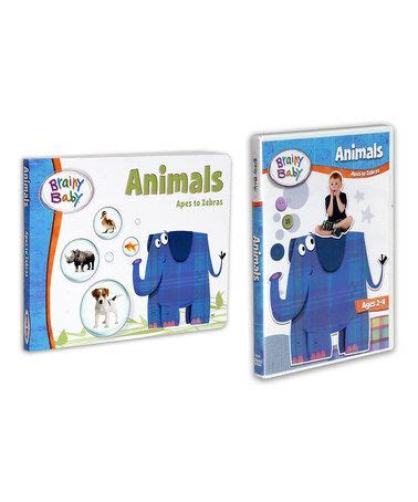 Brainy Baby Animals DVD & Board Book Set | Brainy baby, Board books, Book set