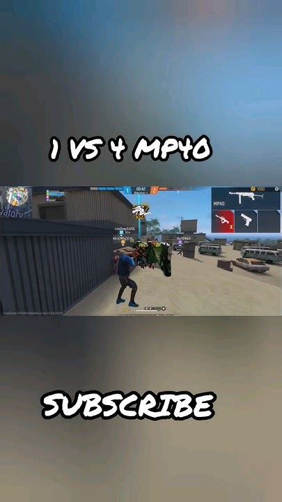 1 Vs 4 Mp40 Impossible 🍷🗿 Youtube