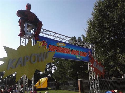 Superhero Signage Big Top Entertainment