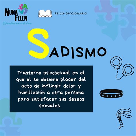 O Que Significa Sadismo - NUNAFELEN - 🤔¿Sabes lo que significa...? Sadismo📖...