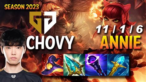 Gen Chovy Annie Vs Akshan Mid Kr Ranked Youtube