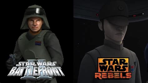 Classic Battlefront II Imperial Officer Voice In Star Wars Rebels YouTube