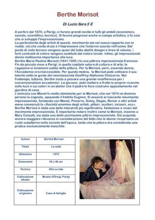 Gli Impressionisti Minori Berthe Morisot Pdf