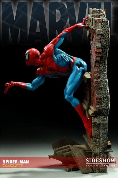 Spider Man Polystone Statue By Sideshow Collectibles Pow The Hero In You