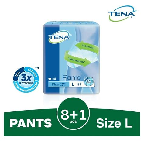 Tena Proskin Pants Plus 3x Protection Size M 9 S L 8 S XL 12