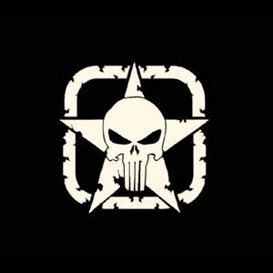 Punisher Skulll Jeep Star Window Decal Sticker MADE IN USA