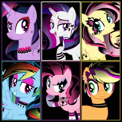 Mane Six Goth