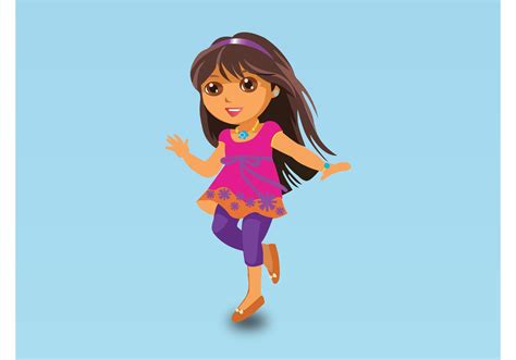 Dora Vector Cartoon - Download Free Vector Art, Stock Graphics & Images