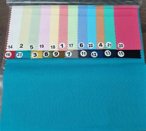 Cotton Twill Fabric Plain Solids Multicolour At Rs 97 Meter In Surat