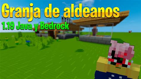 Granja De Aldeanos Autom Tica Minecraft Java Y Bedrock Youtube