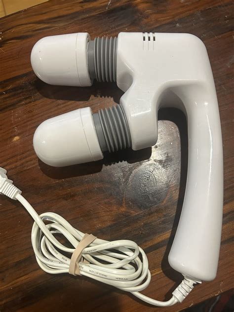 Biju Fitness Twin Head Massager Bj40000 Two Speed 12w Ebay