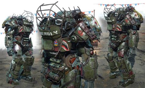 Raider Power Armor Chop Shop At Fallout 4 Nexus Mods And Community Power Armor Fallout Art