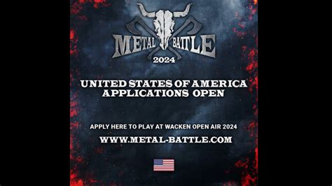 Wacken Metal Battle Usa Band Submissions Now Open One Band To Conquer