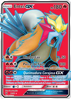 Entei Gx Lendas Luminescentes Banco De Dados De Cards Do Estampas