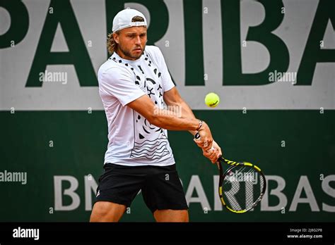 Alexandre MULLER of France during the Qualifying Day one of Roland-Garros 2022, French Open 2022 ...