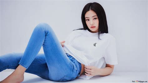 Blackpinks Gorgeous Jennie Kim For Calvin Klein Photoshoot 2020 4k Wallpaper Download