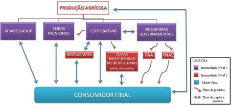 Representação Do Circuito De Comercialização De Produtos Agrícolas Em