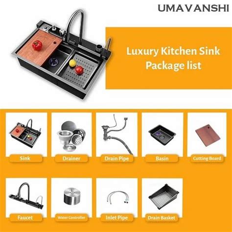 Umavanshi Fully Equipped Kitchen Sink Grade Stainless Steel Sink